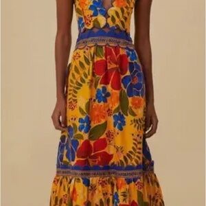 FARM Rio Colorful Floral Maxi Dress
